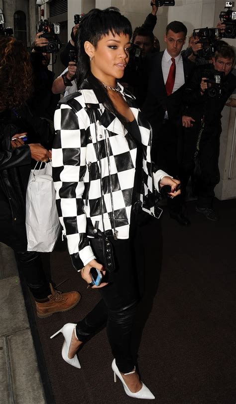 rihanna wearing ysl|rihanna jacket.